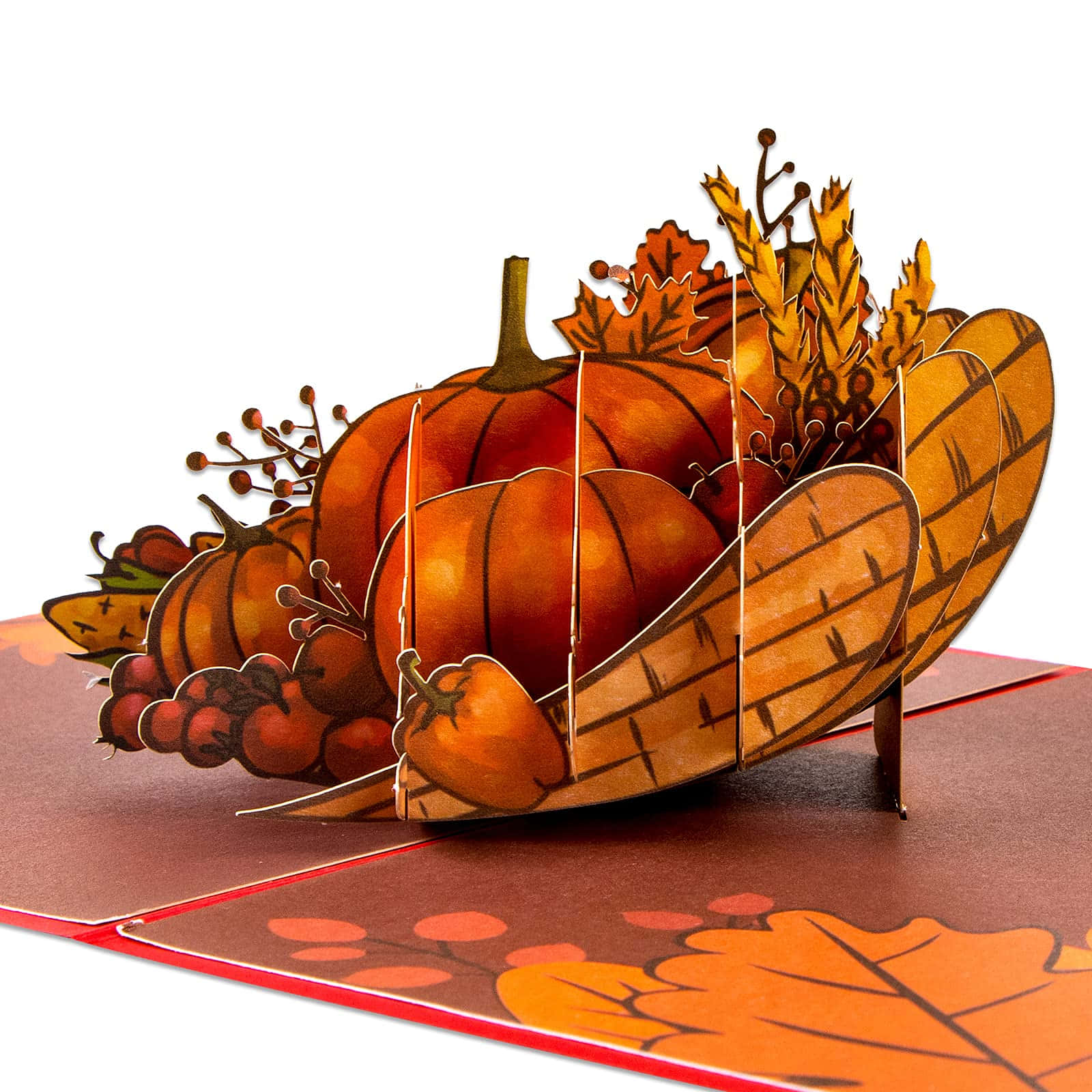 Fall Cornucopia With Fresh Harvest Wallpaper