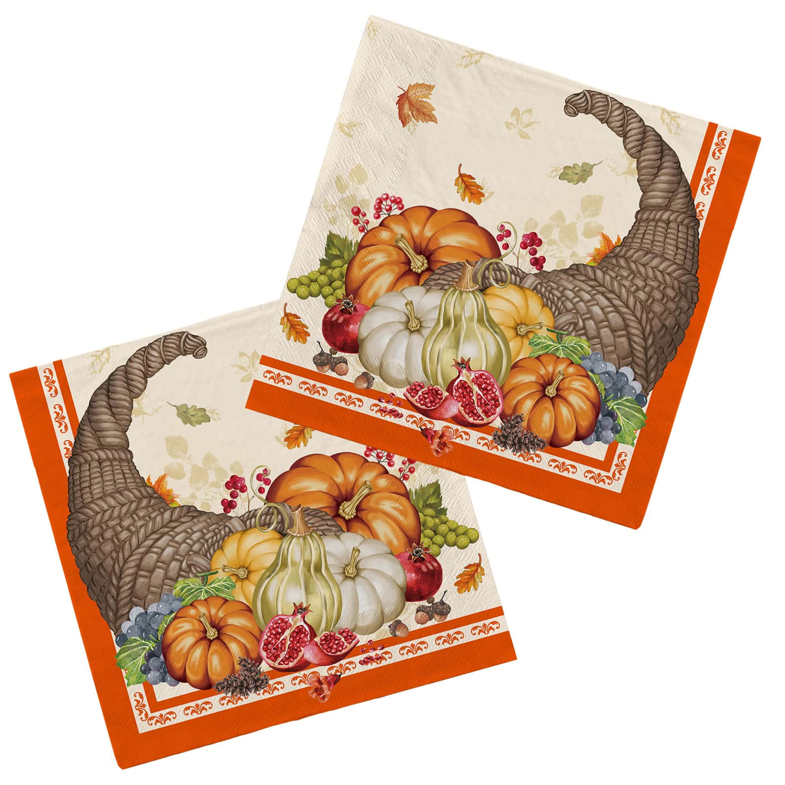 Fall Cornucopia With Seasonal Harvest Wallpaper