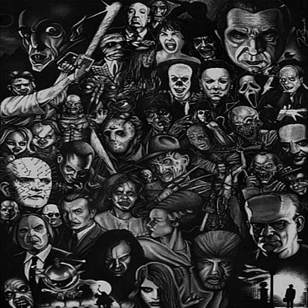 Famous Horror Icons Known Throughout The Ages Wallpaper