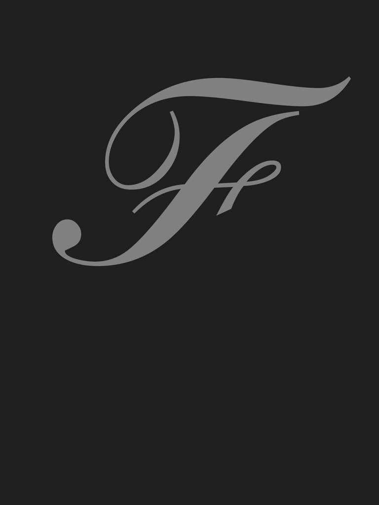 Fancy Cursive Letter F Wallpaper