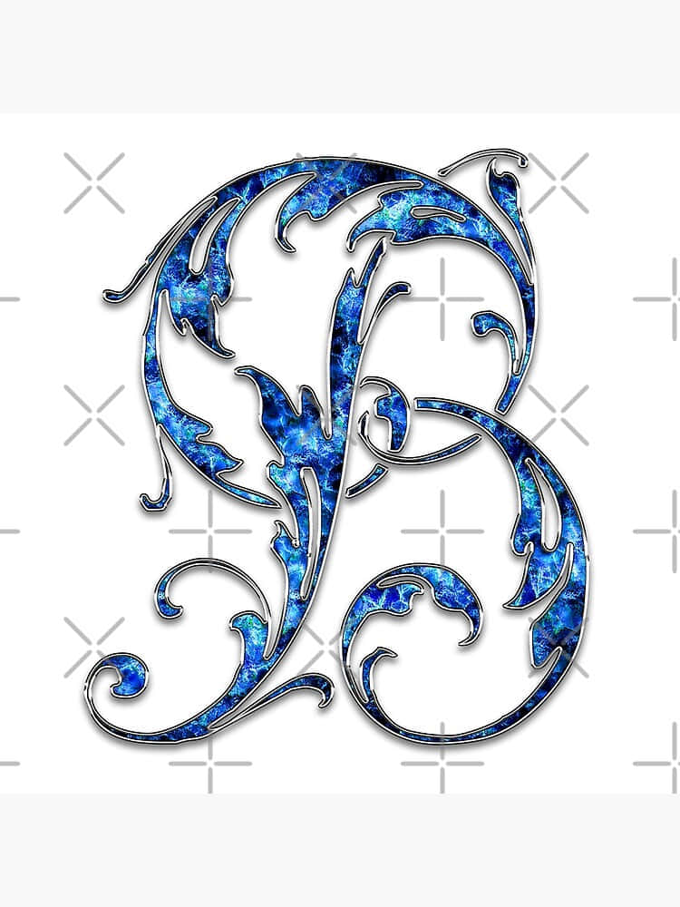 Fancy Letter B Initial Wallpaper