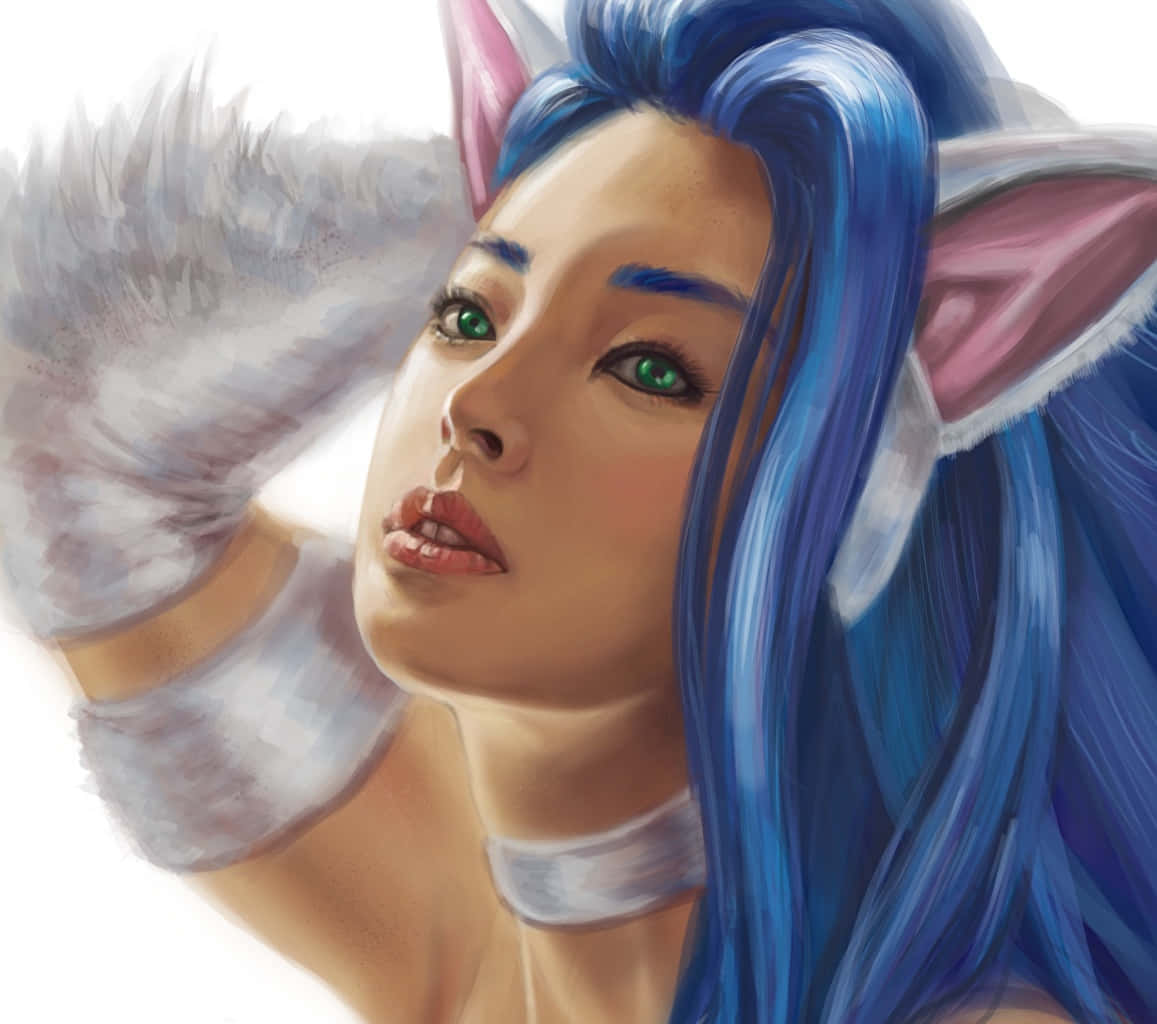 Fantasy Feline Humanoid Portrait Wallpaper