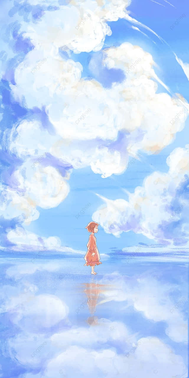 Fantasy Phone Clouds Wallpaper