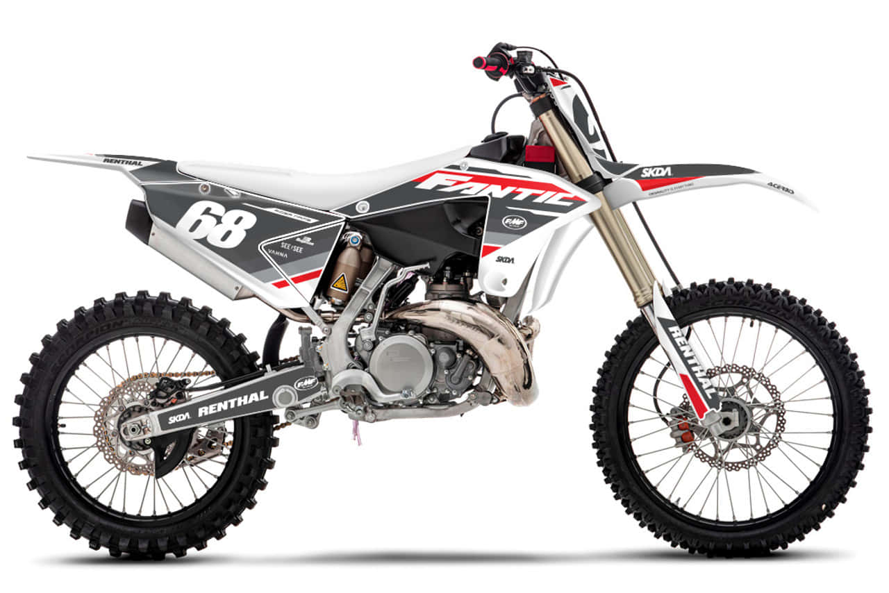 Fantic Motocross Bike Number68 Wallpaper