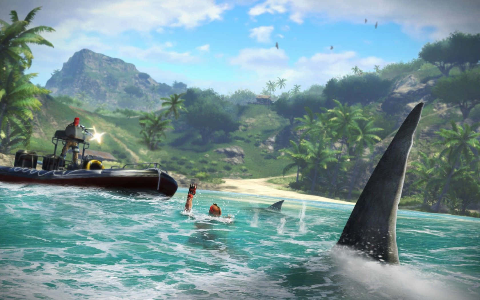 Far Cry 3 Island Shark Wallpaper