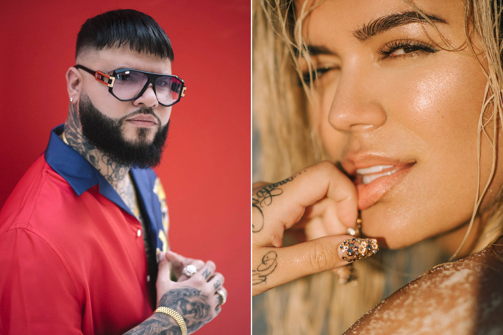 Farruko And Karol G Wallpaper