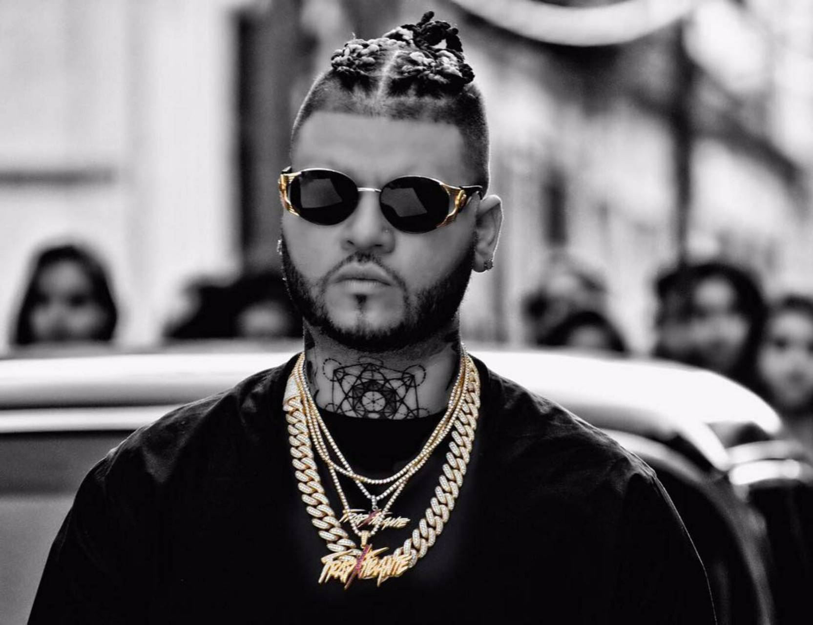 Farruko Black And White Wallpaper