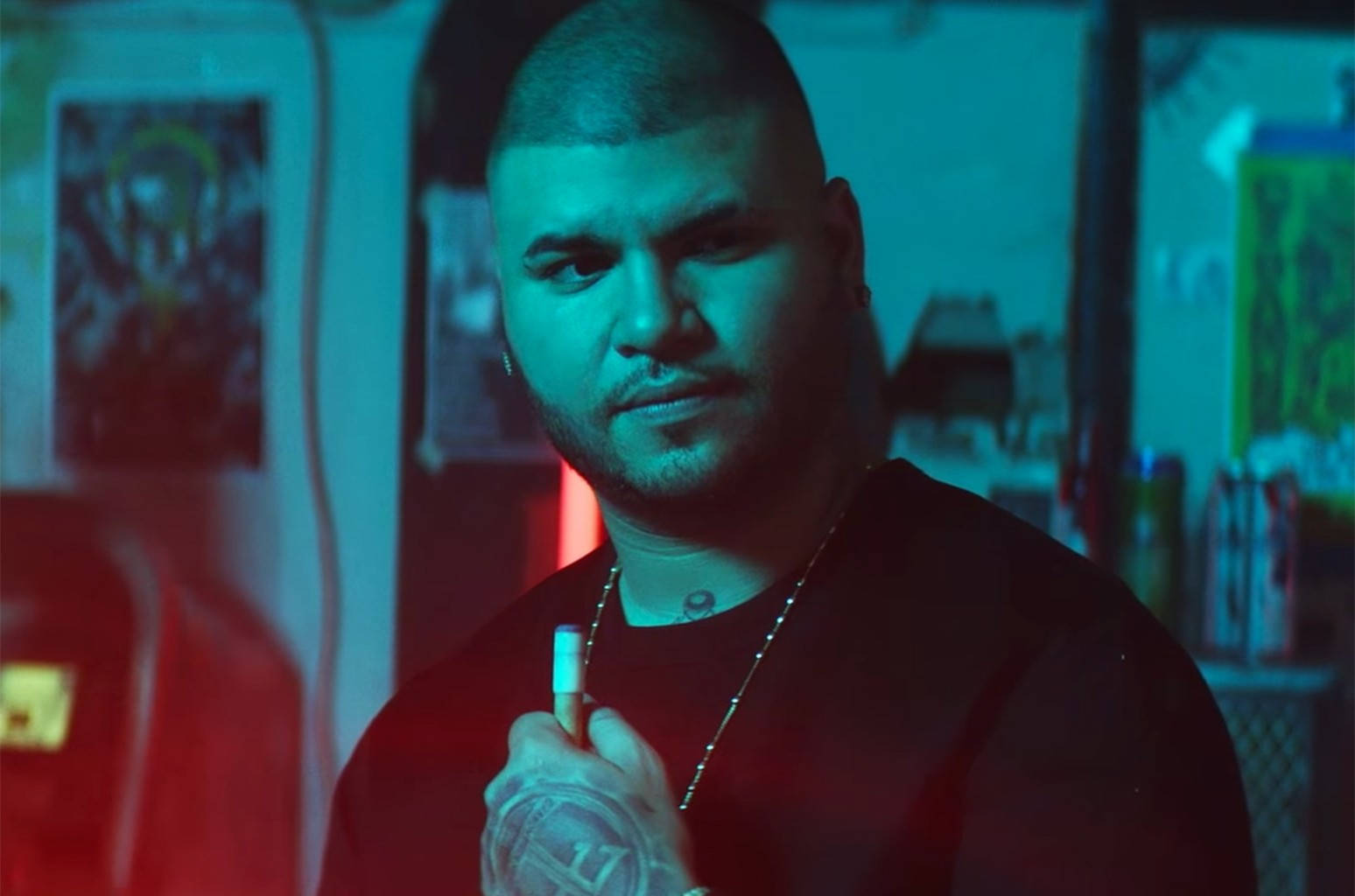 Farruko On Colored Filter Wallpaper