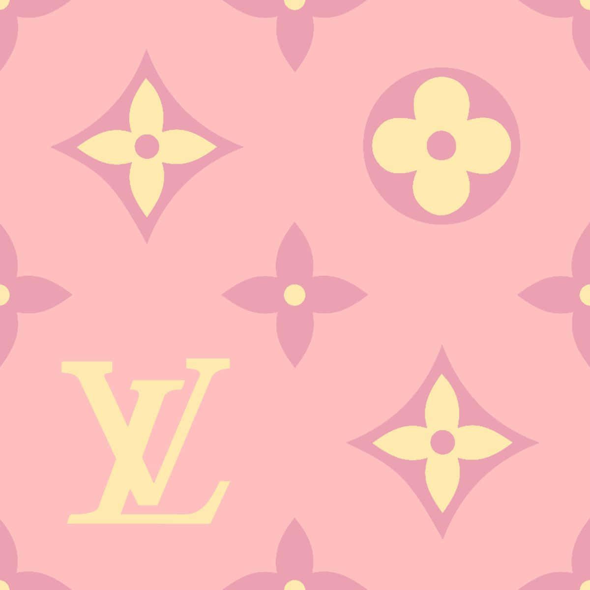 Fashionista With Pink Louis Vuitton Wallpaper