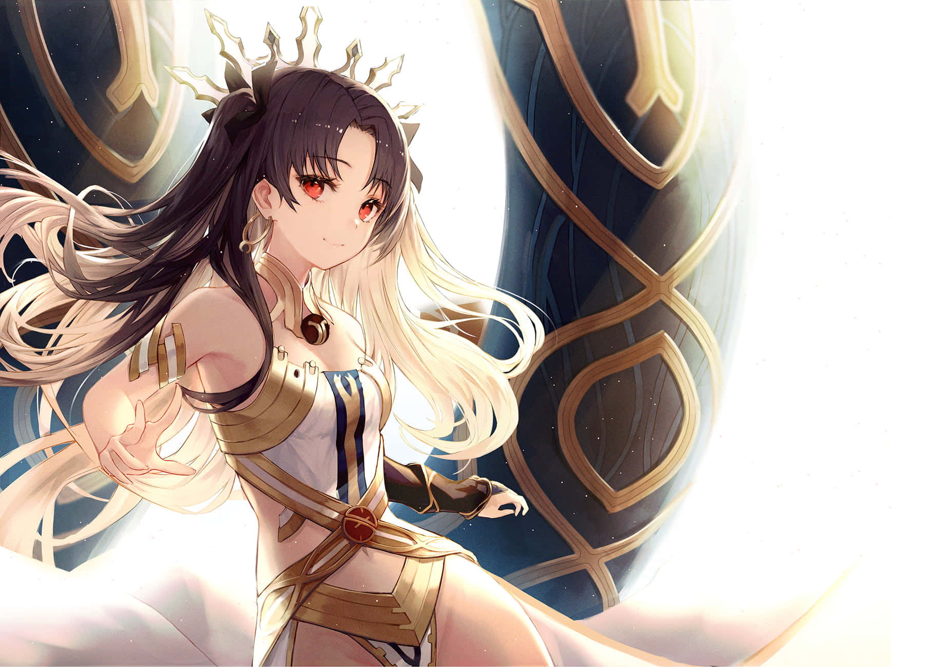 Fate Grand Order's Enthralling Divinity Ishtar Wallpaper