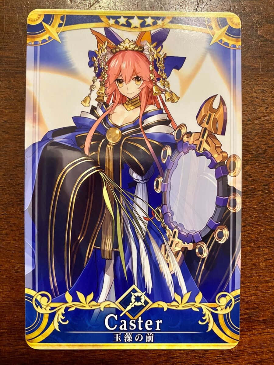 Fate Grand Order Tamamo No Mae Caster Card Wallpaper