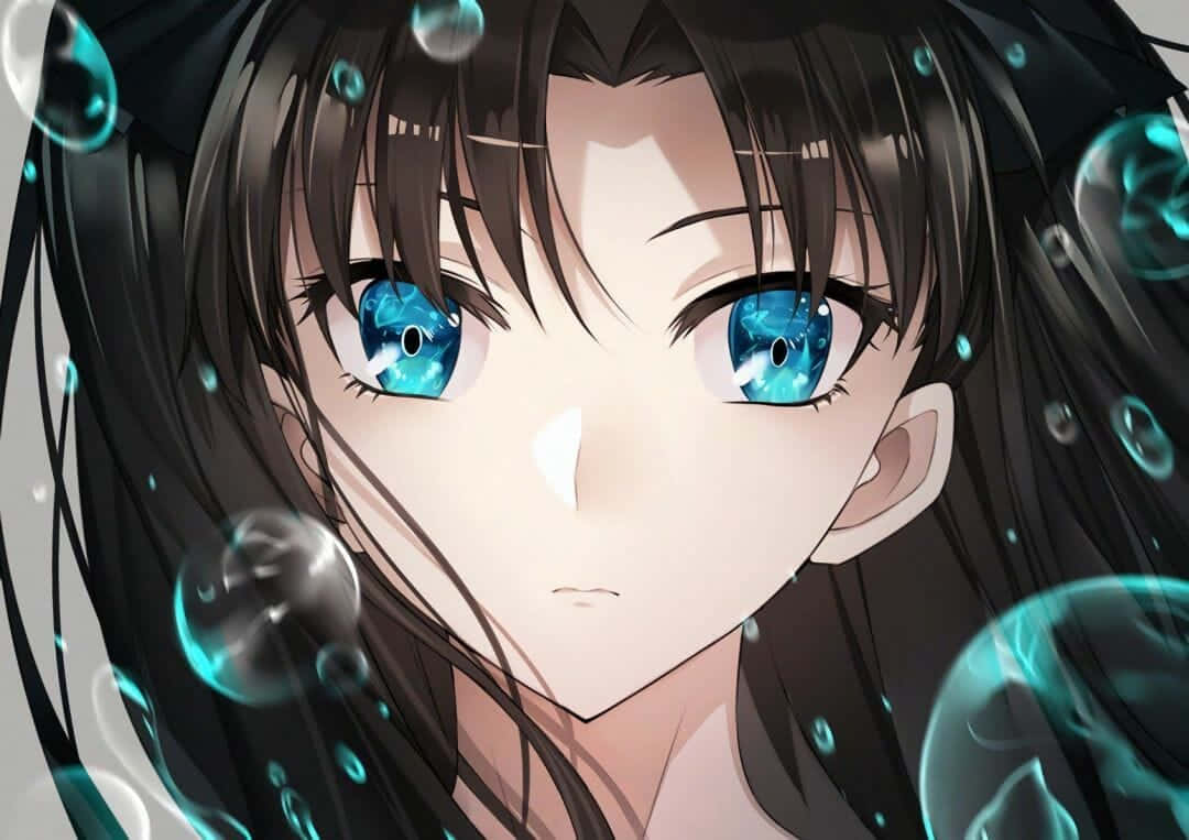 Fate/stay Night Rin Tohsaka With Bubble Anime Wallpaper