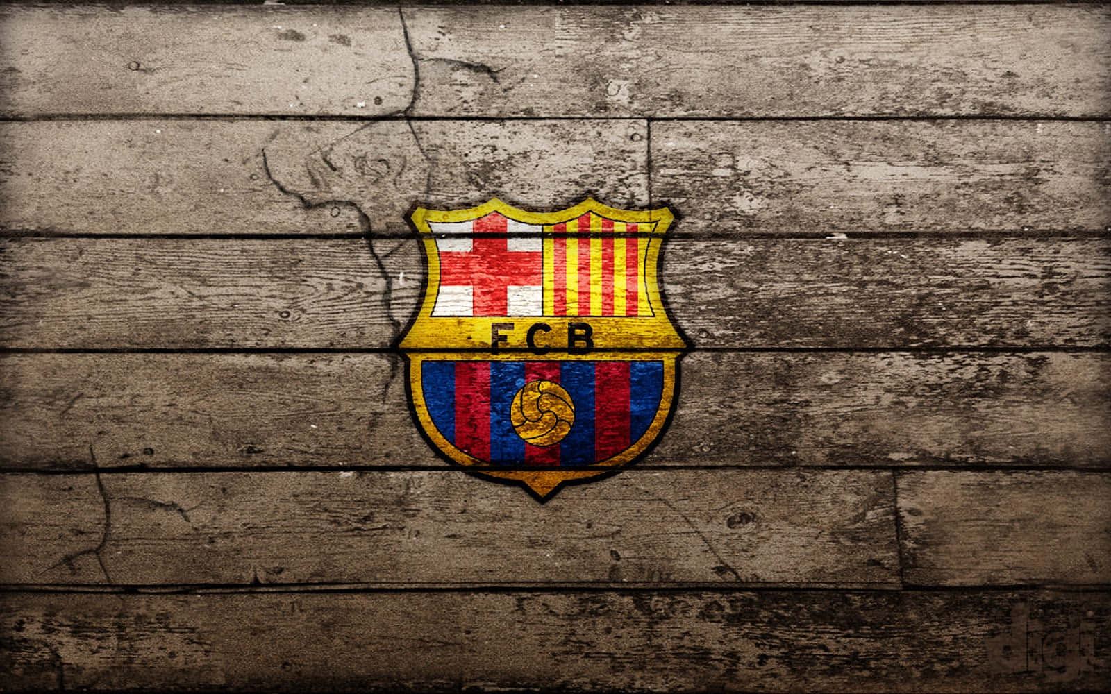 Fc Barcelona Players In Action Wallpaper