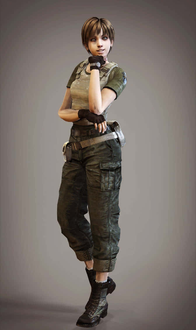 Fearless Fighter Rebecca Chambers Wallpaper