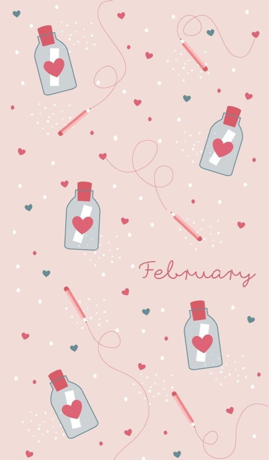 February Iphone Wallpaper With Calendar Wallpaper