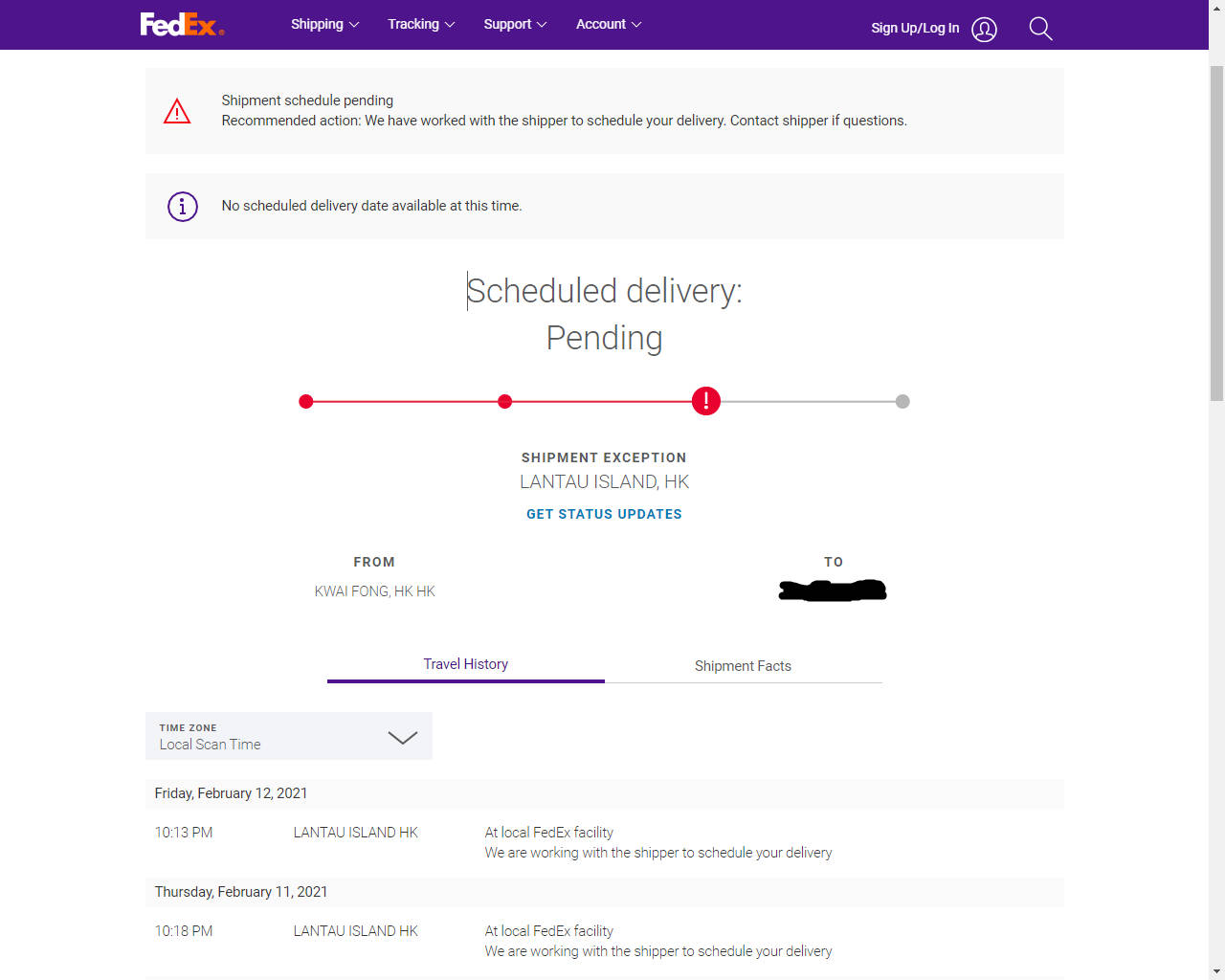 Fedex Tracking Form Wallpaper