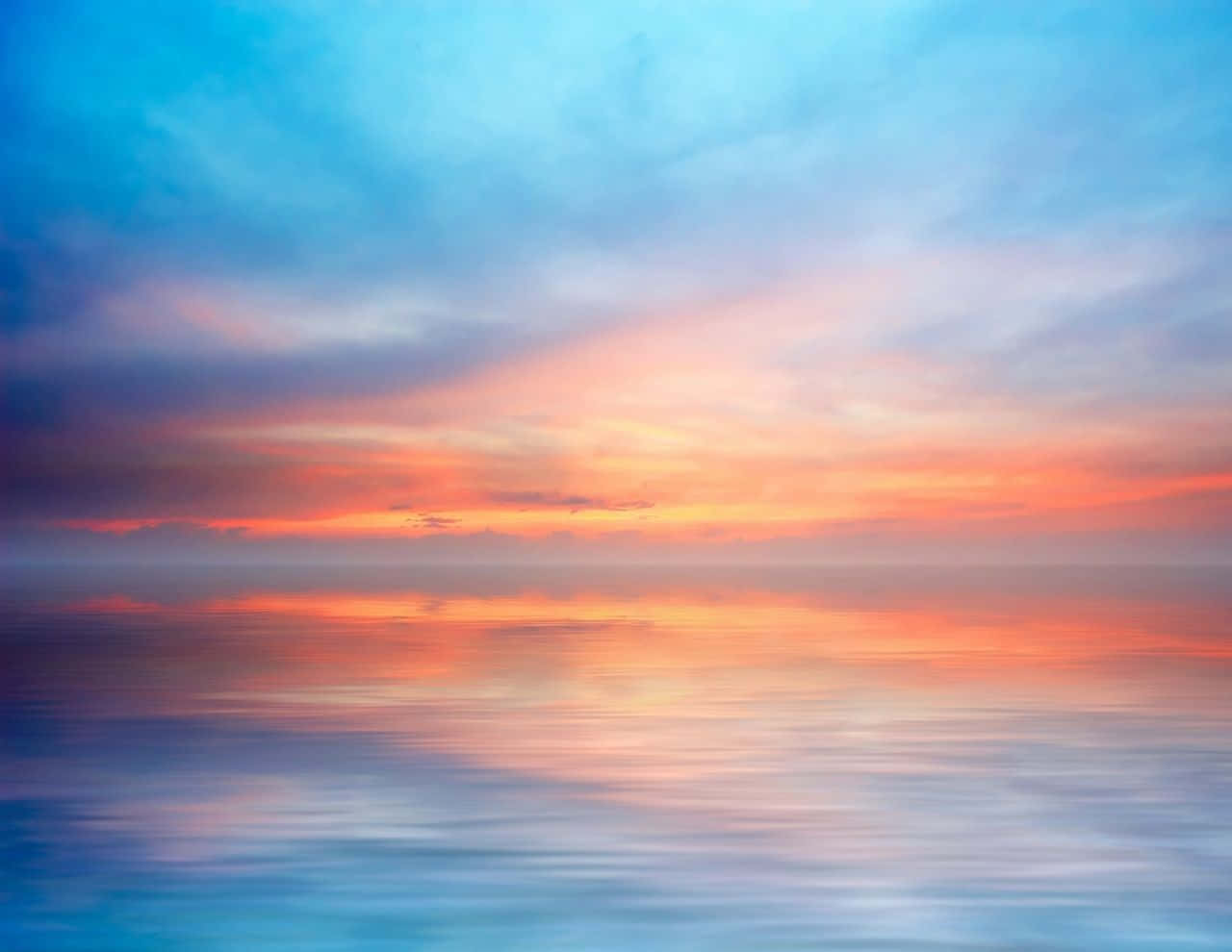 Feel Inspired As You Contemplate The Vast Blue Horizon. Wallpaper