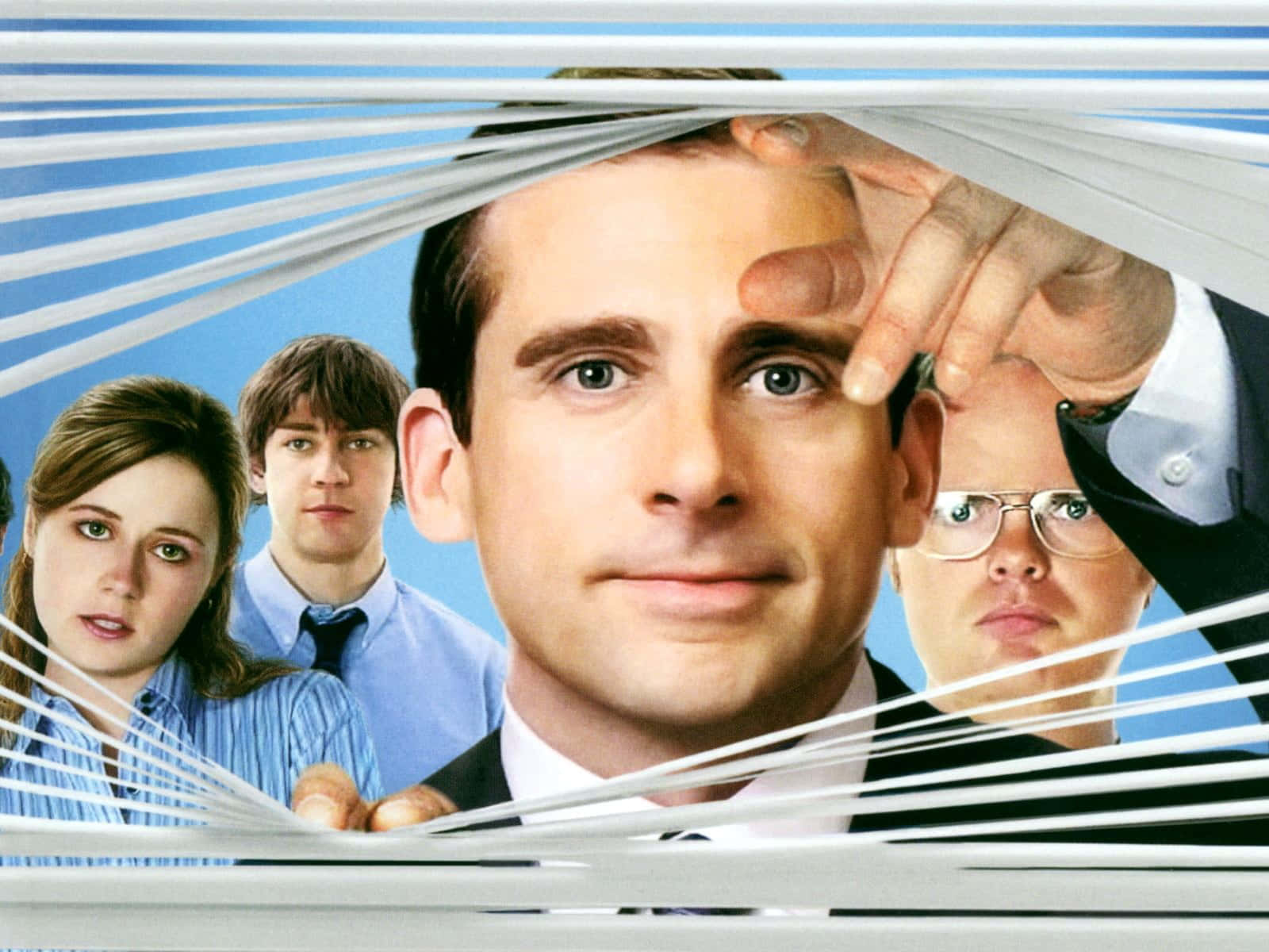 Feel The Awkwardness Of Michael Scott In The Office Wallpaper