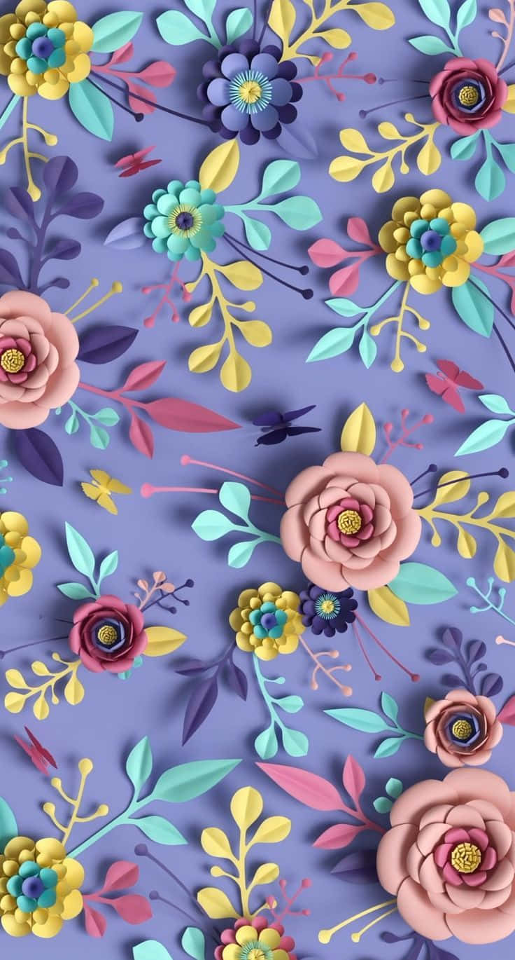 Feel The Beauty Of This Bright And Vibrant Flower Wallpaper