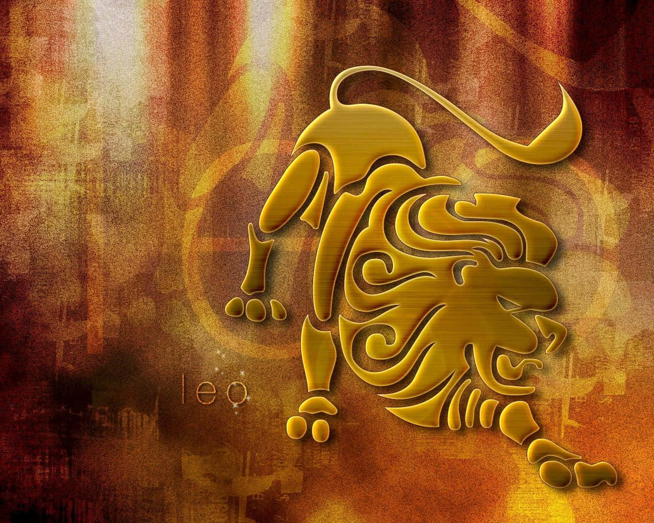 Feel The Confidence Of The Leo Zodiac Wallpaper