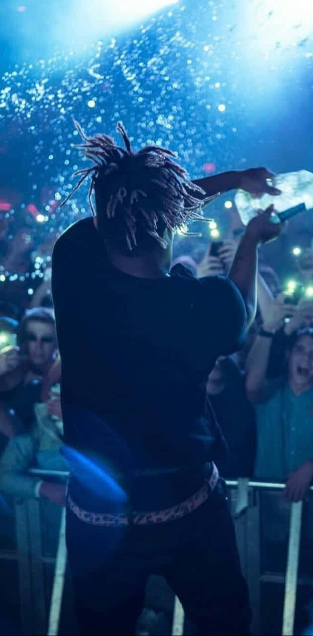 Feel The Energy At A Juice Wrld Concert Wallpaper