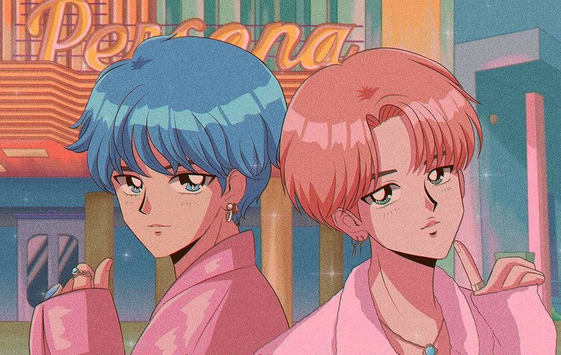 Feel The Nostalgia With This 90s Anime Aesthetic Desktop Wallpaper! Wallpaper