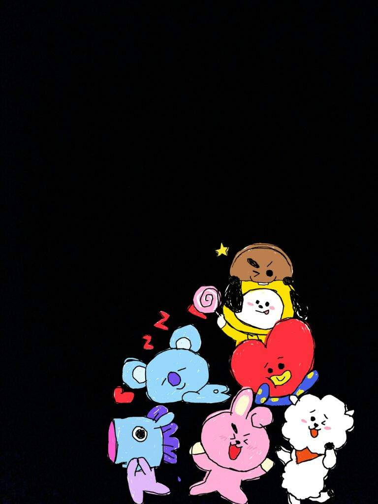 Feel The Power Of Bt21's Universe! Wallpaper