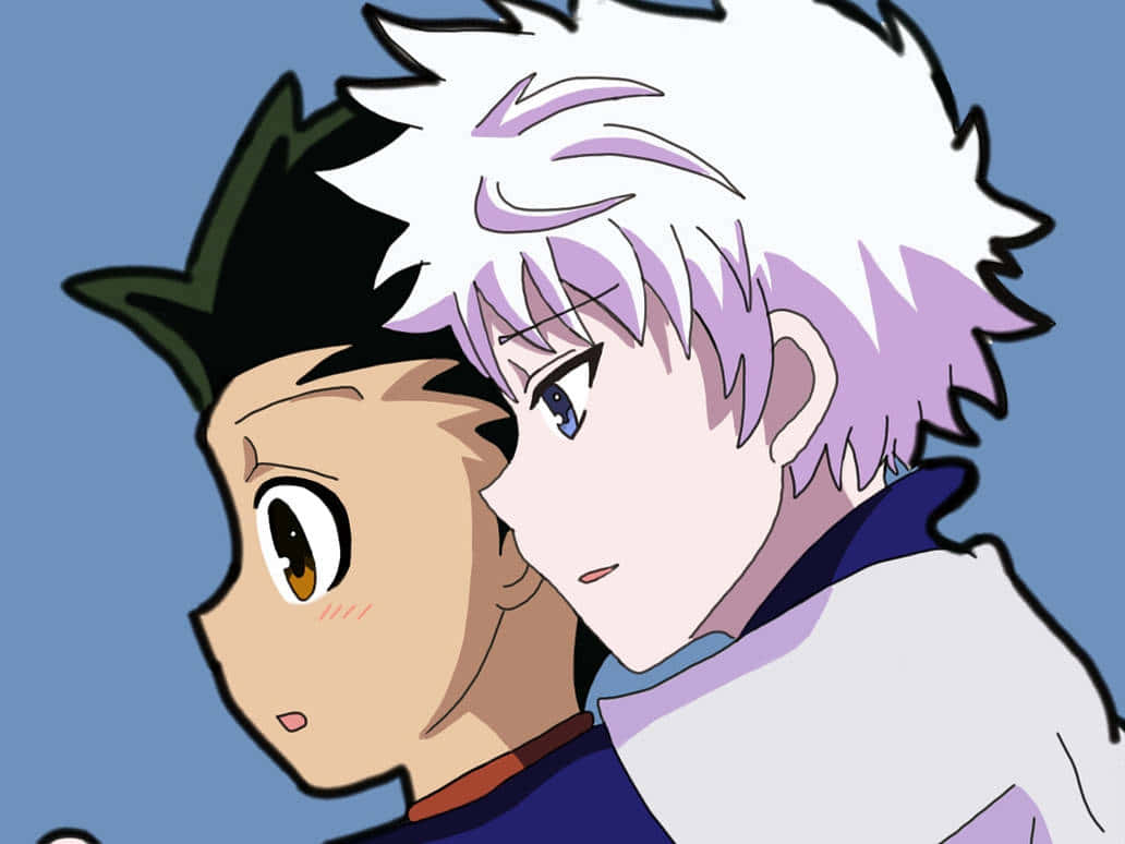 Feel The Power Of Friendship With Hunter X Hunter Cute Wallpaper