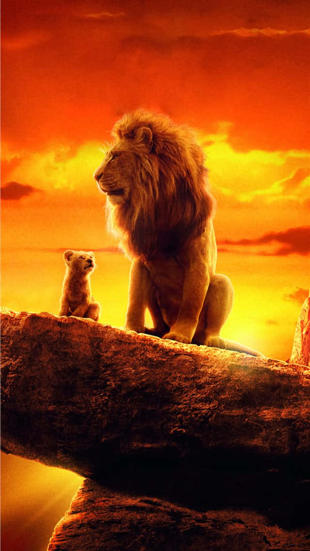 Feel The Pride And Majesty Of The Lion King Wallpaper