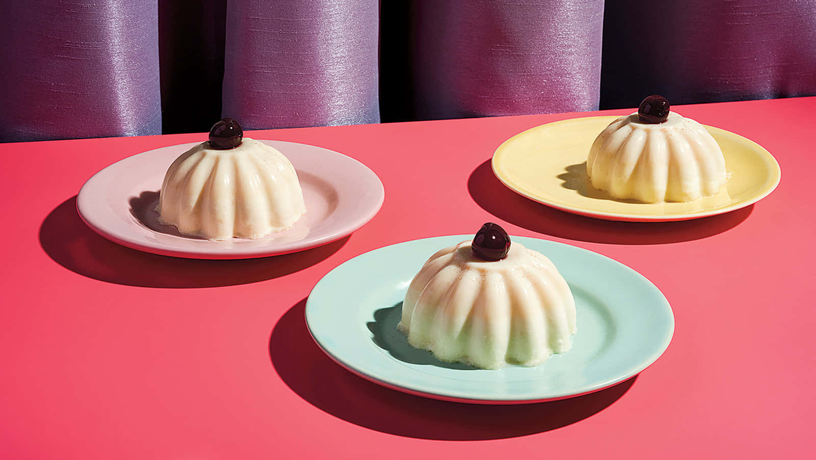 Feel The Sweet Gratification Of Blancmange Wallpaper