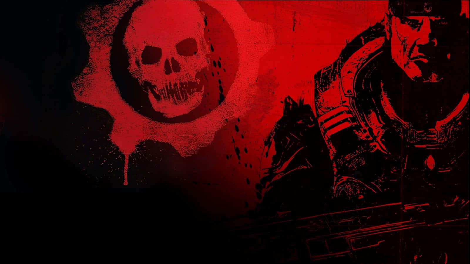 Feeling The Adrenaline Rush In Gears Of War 1 Wallpaper