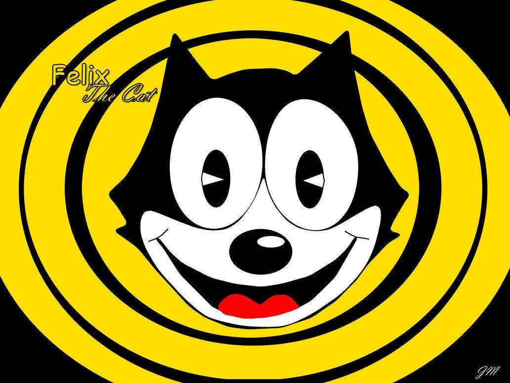 Felix The Cat Yellow Wallpaper