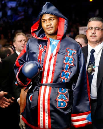 Felix Trinidad On His Dark Blue Robe Wallpaper