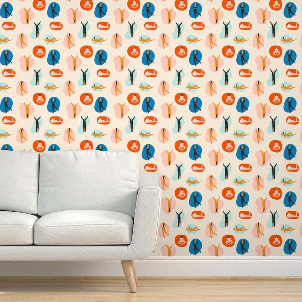 Feminist Symbols Wallpaper Interior Wallpaper