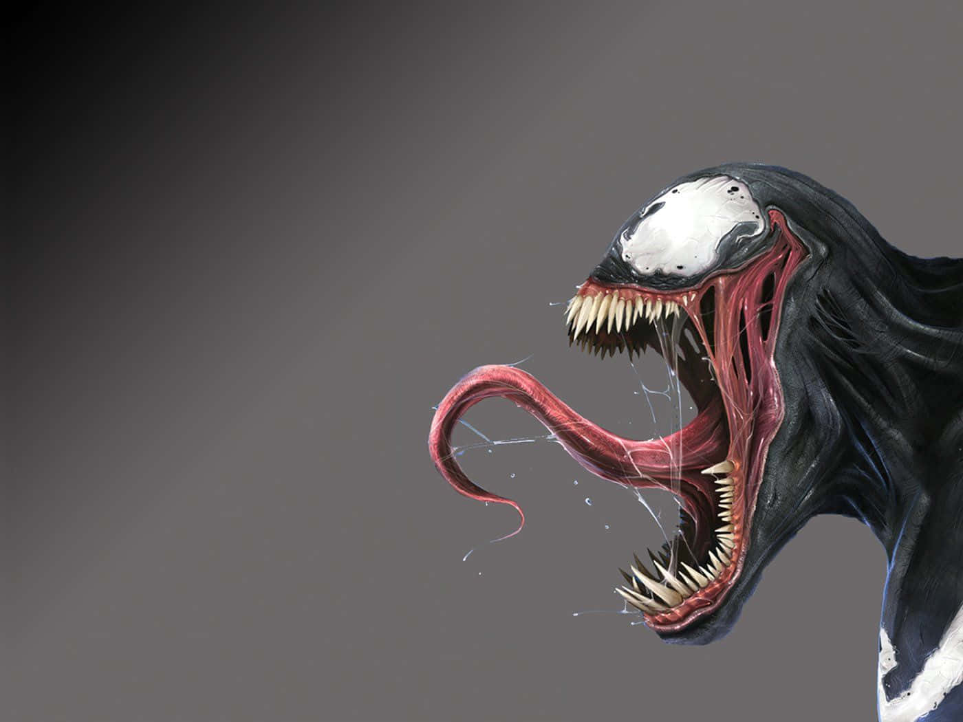 Ferocious Venom Lurking In The Shadows Wallpaper