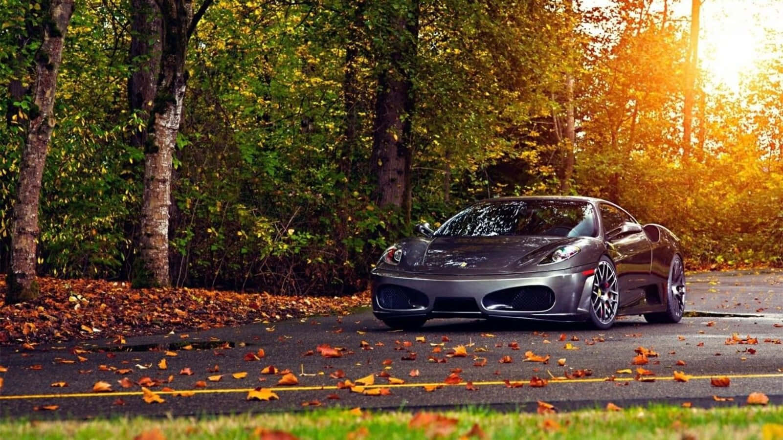 Ferrari F430 In Action Wallpaper