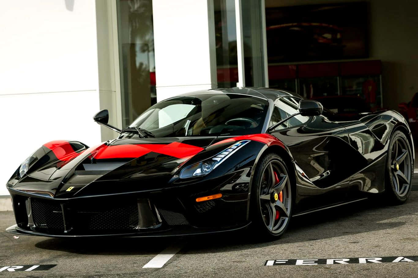 Ferrari Laferrari - A Masterpiece Of Engineering And Design Wallpaper