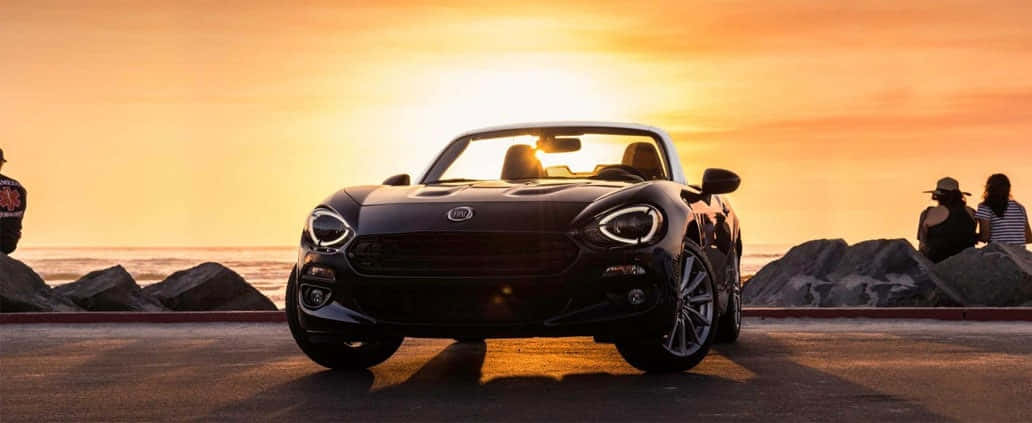 Fiat 124 Spider 1032 X 423 Wallpaper Wallpaper