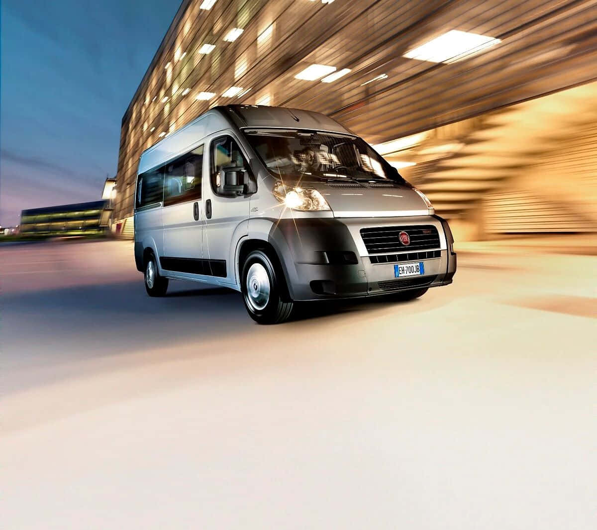 Fiat Ducato Motion Blur Drive Wallpaper