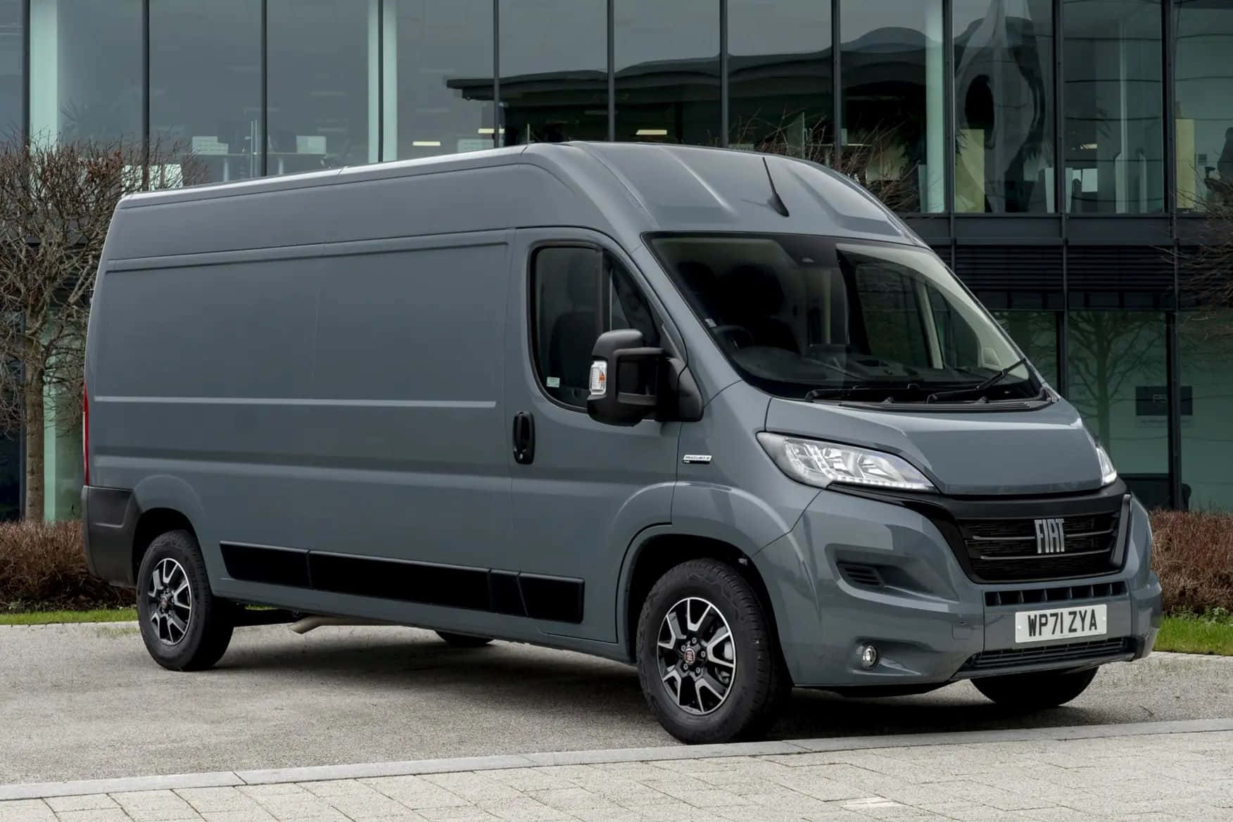 Fiat Ducato Van Parked Outdoors Wallpaper