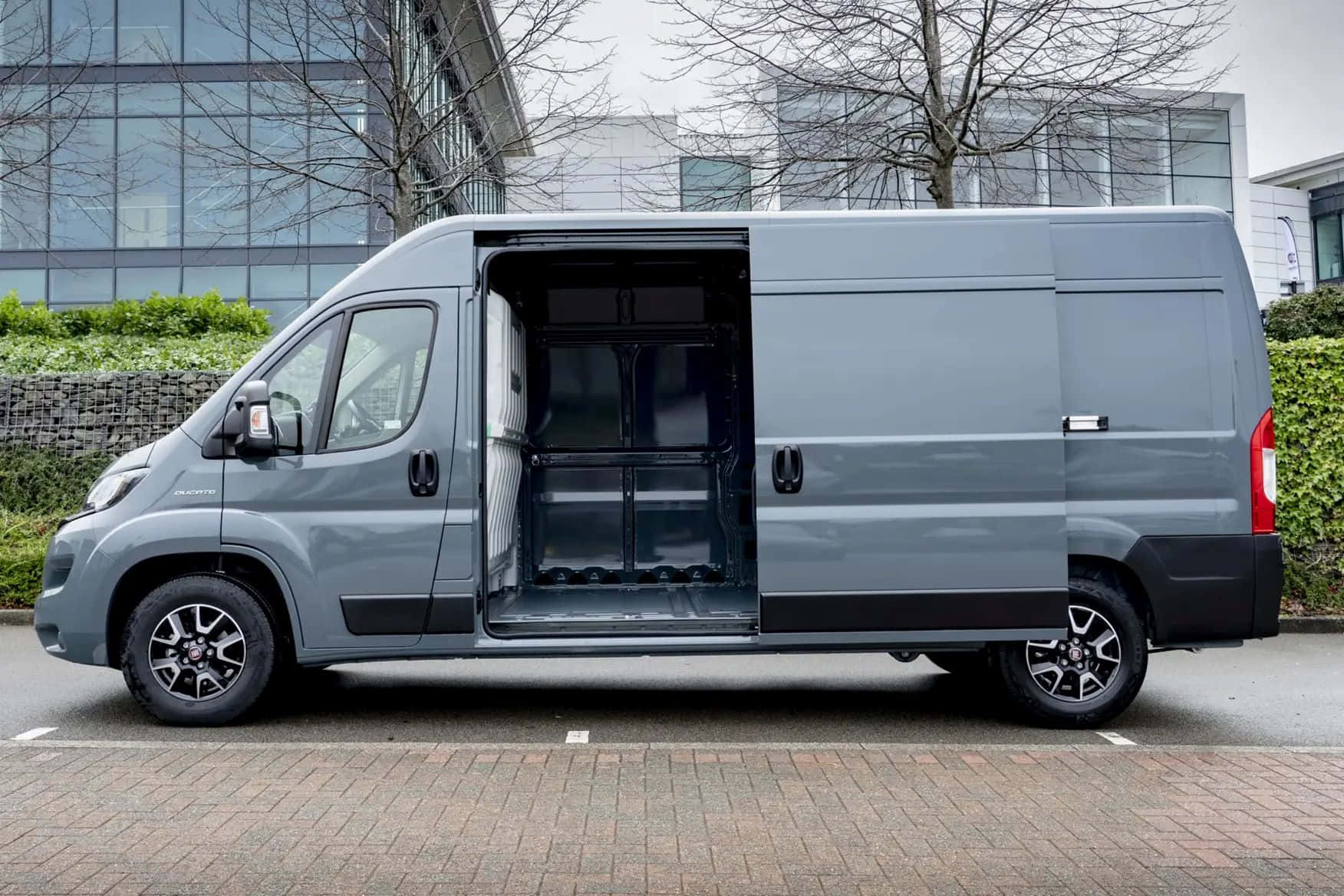 Fiat Ducato Van Side Open Door Wallpaper