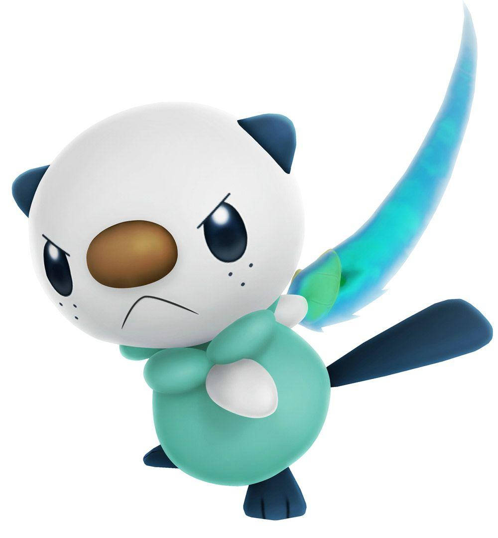 Fierce And Defiant Oshawott In Action Wallpaper