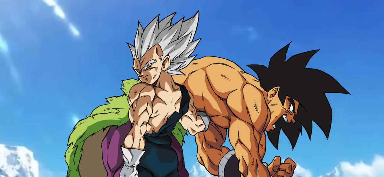 Fierce Battle Between Vegeta And Broly Wallpaper