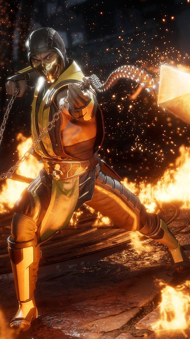 Fierce Competitors Ready For Battle - A Mystifying Peek Into Mortal Kombat 11 Wallpaper