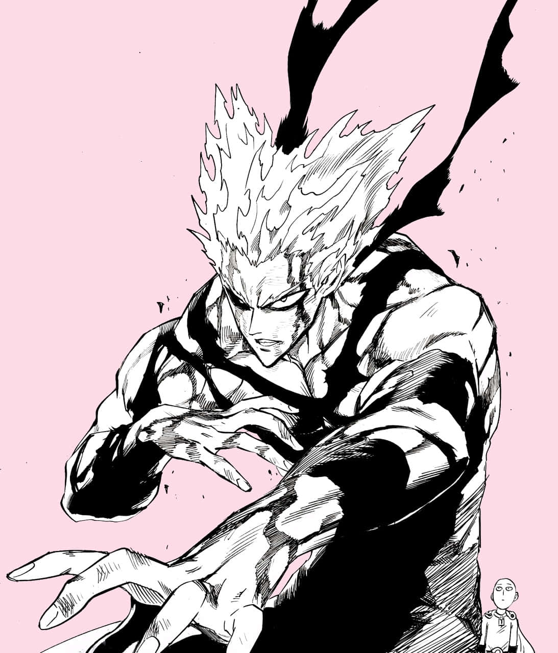 Fierce Garou Ready For Battle Wallpaper