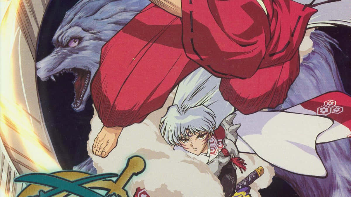 Fierce Inuyasha Yokai Battle Scene Wallpaper