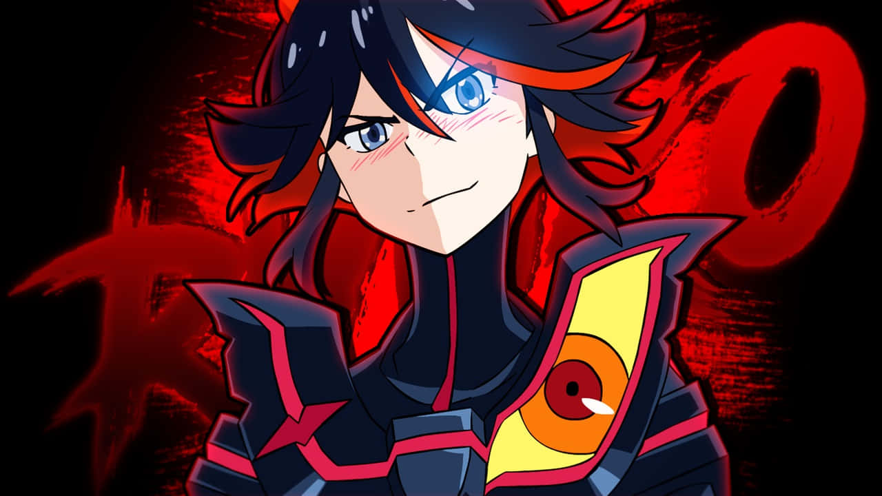 Fierce Ryuko Matoi In Action Wallpaper