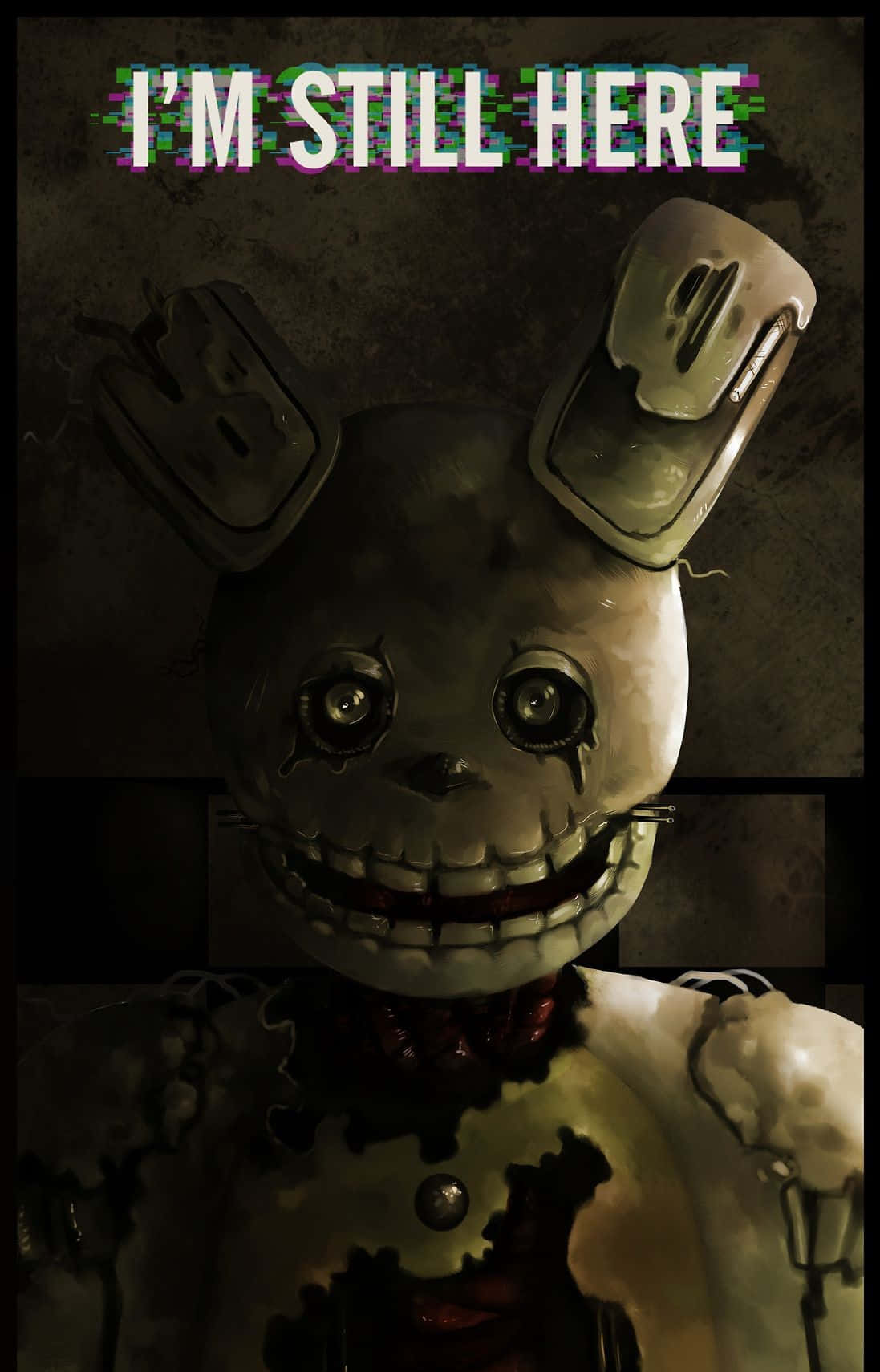 Fierce Springtrap From Five Nights At Freddy's Wallpaper