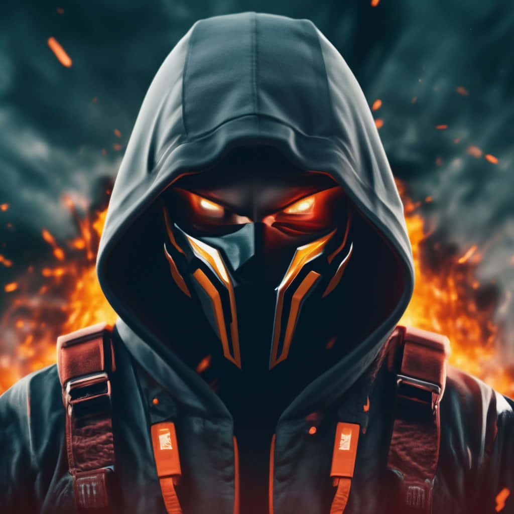 Fiery_ Gaze_ Hooded_ Figure_ Pfp.jpg Wallpaper