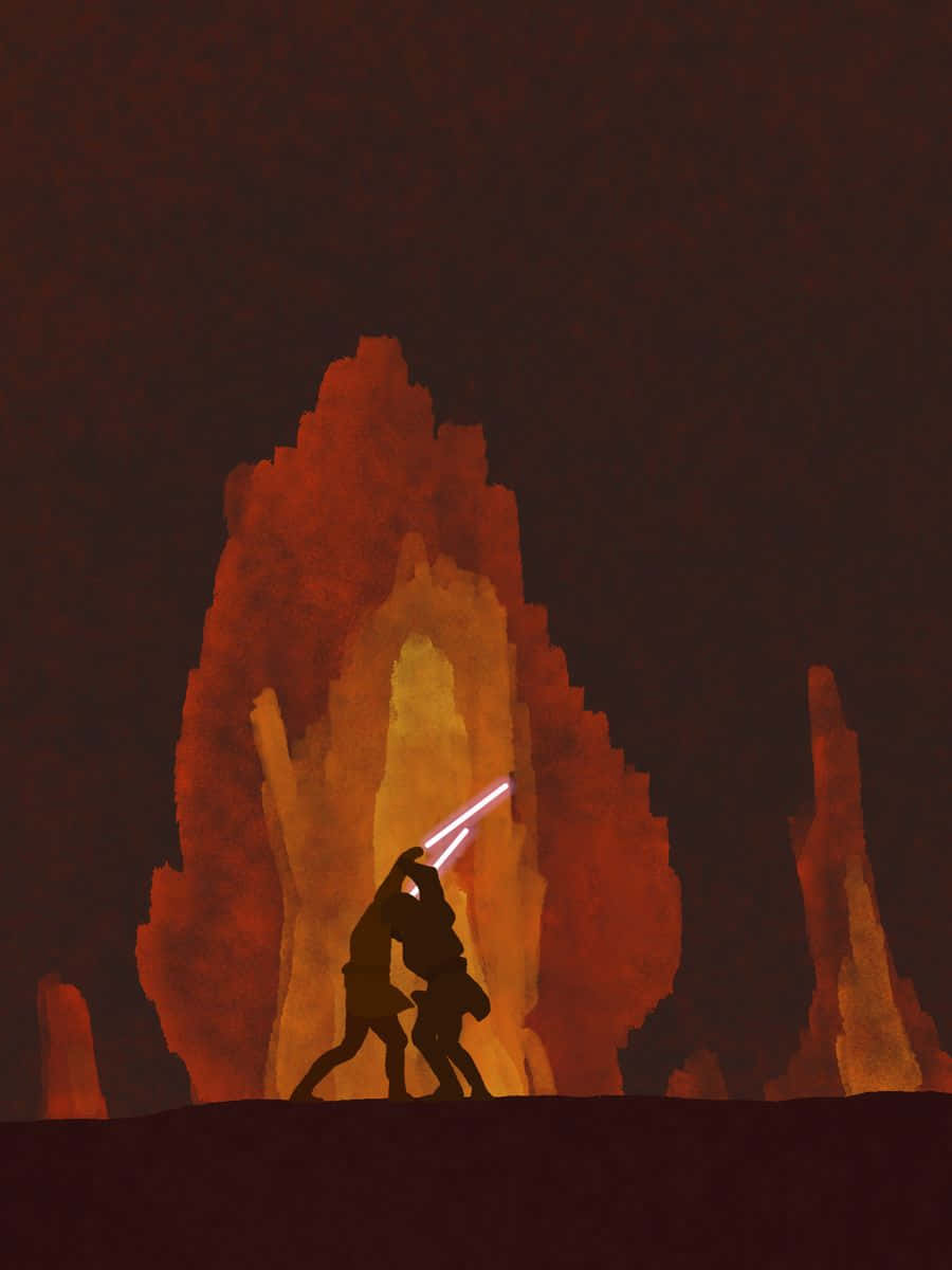 Fiery World Of Mustafar Wallpaper